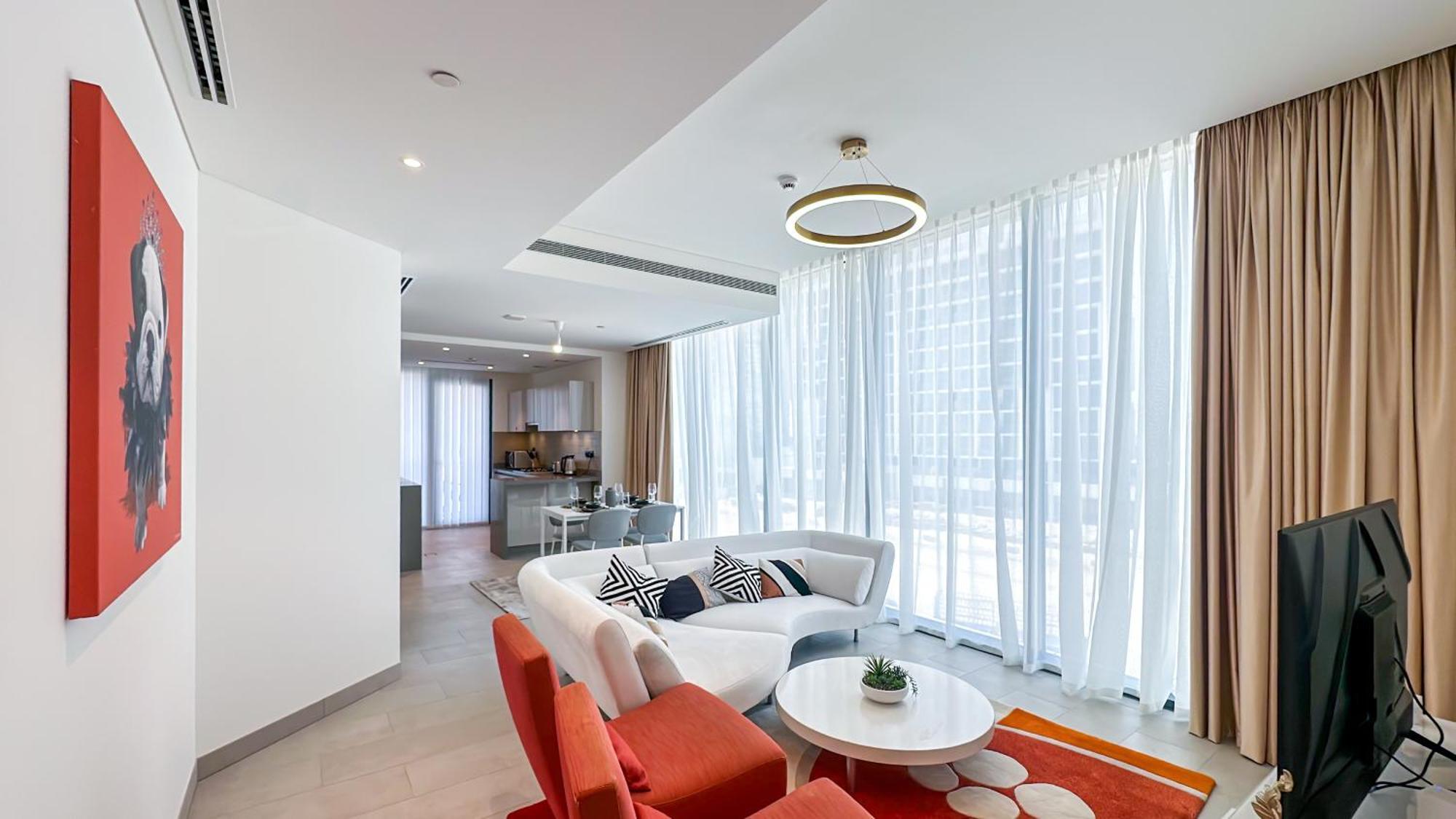 Spacious 2br, Sobha Waves, Family-friendly - 3ab11 Apartment Dubai